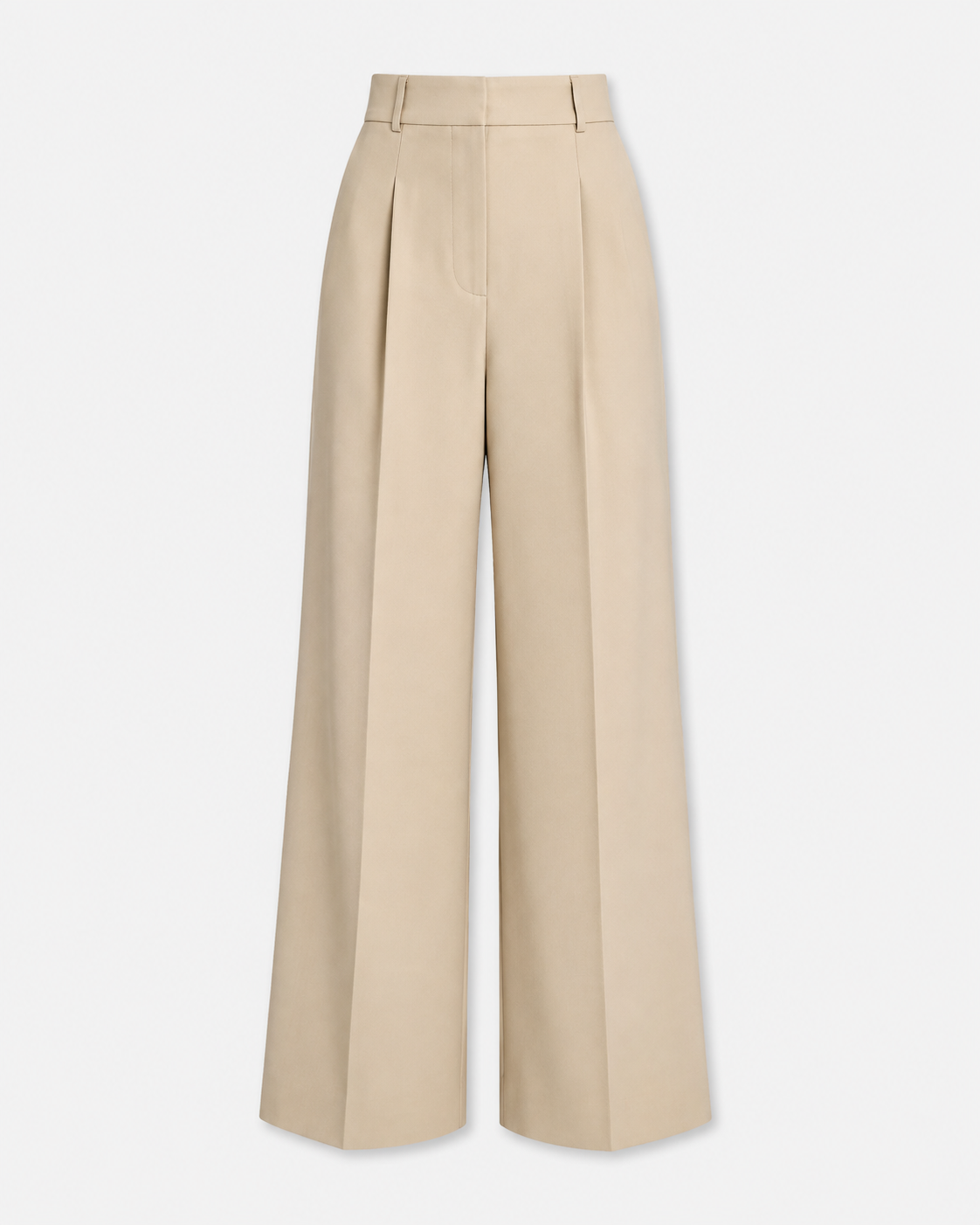 Tailored High-Waisted Wide-Leg Trousers